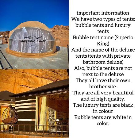 Bubble Luxury Camp&Panorama Tent Wadi Rum Exterior foto